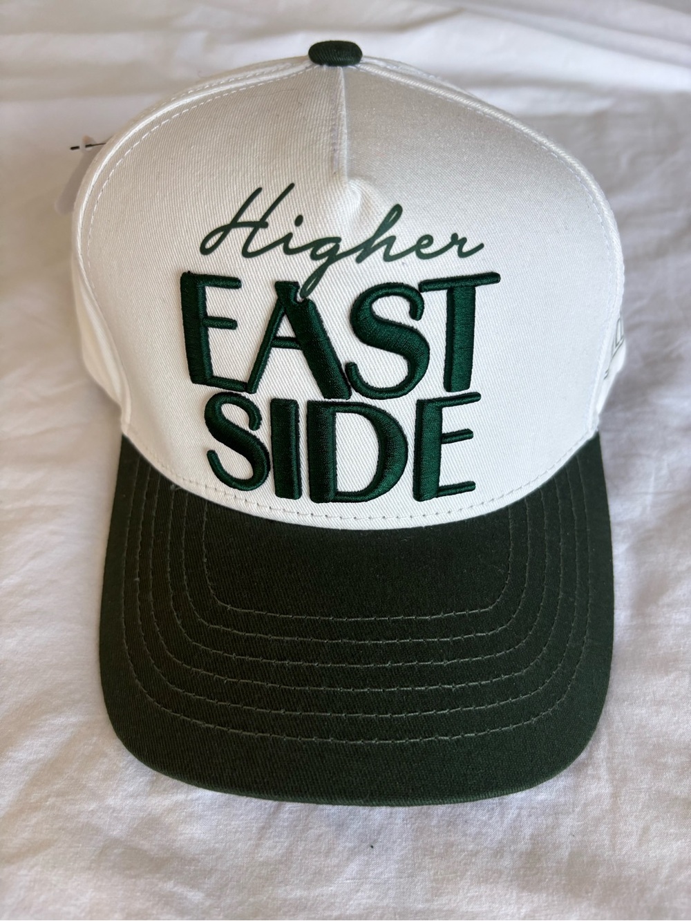 NWT Sweetlife Higher East Side NYC Baseball Cap Hat White/Green Adjustable